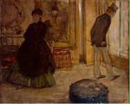 Degas Edgar Interior with Two Figures  - Hermitage